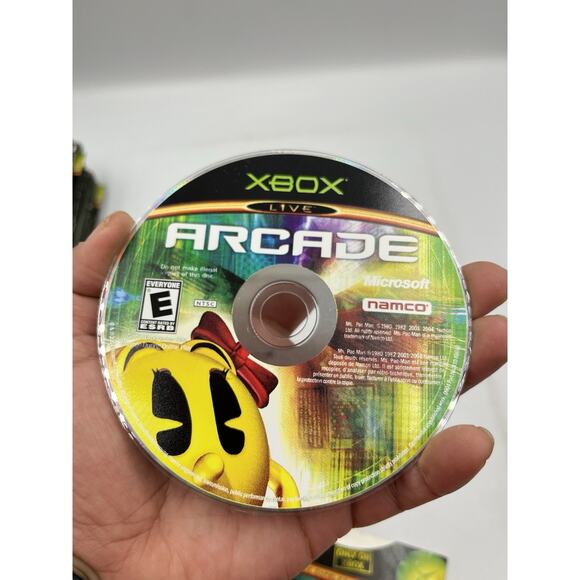 Original Xbox Live Arcade Ms. Pac-Man Promo Pack (2004) - Game Disc Pacman Rare - Picture 3 of 5